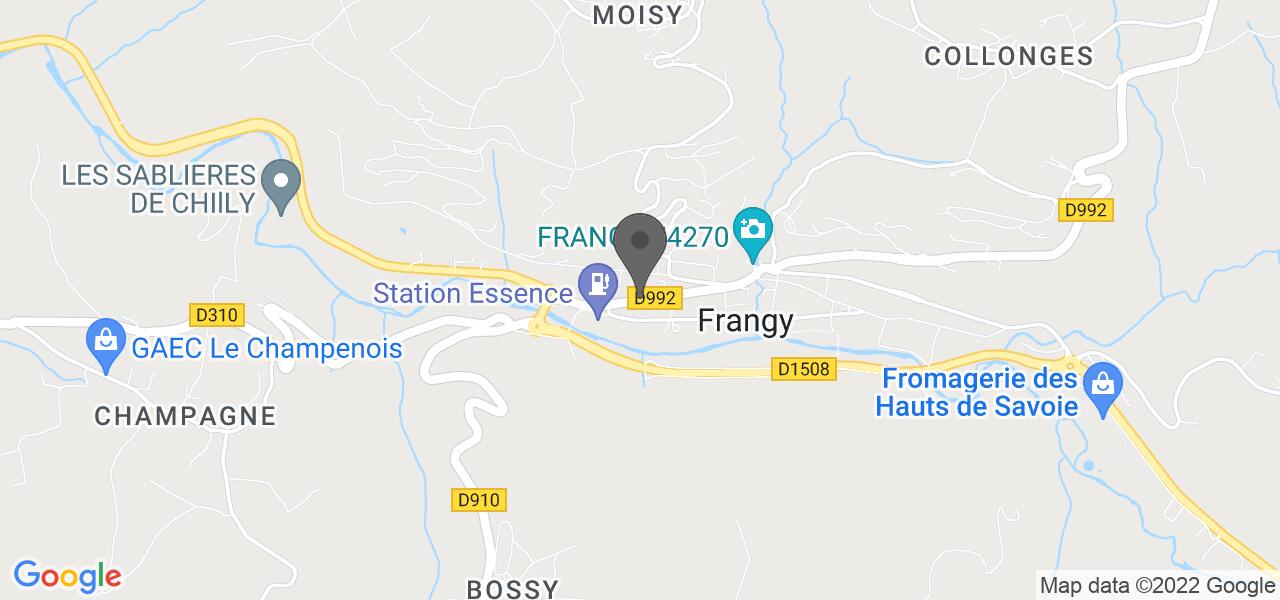 Anfahrtsplan — La Cave de la Ferme