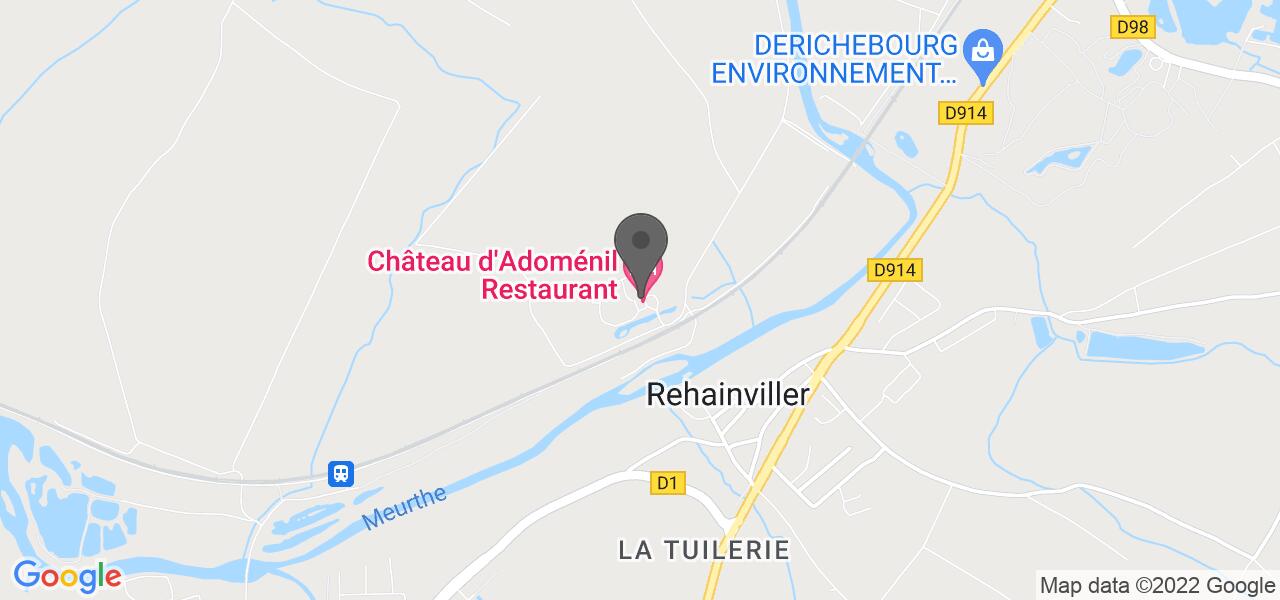 Plan d'accès — CHÂTEAU D'HADOMENIL