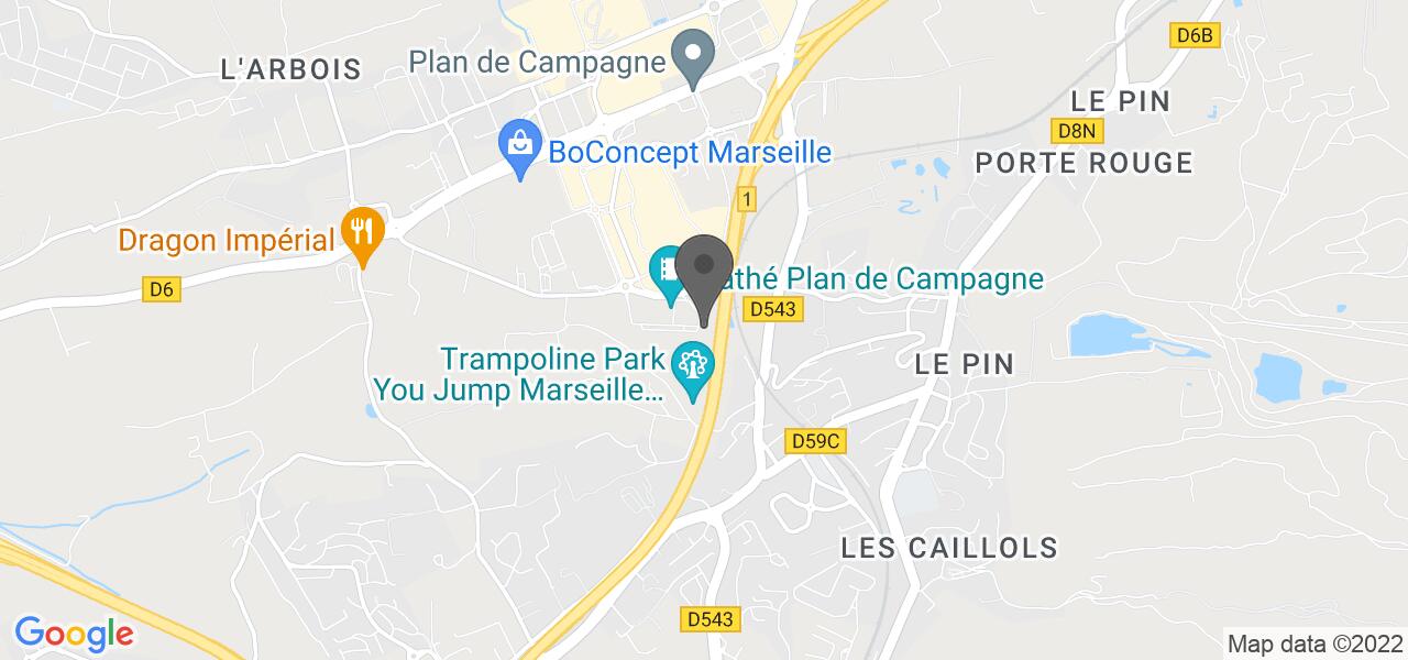 Plan d'accès — Le Faste Foude De Marseille