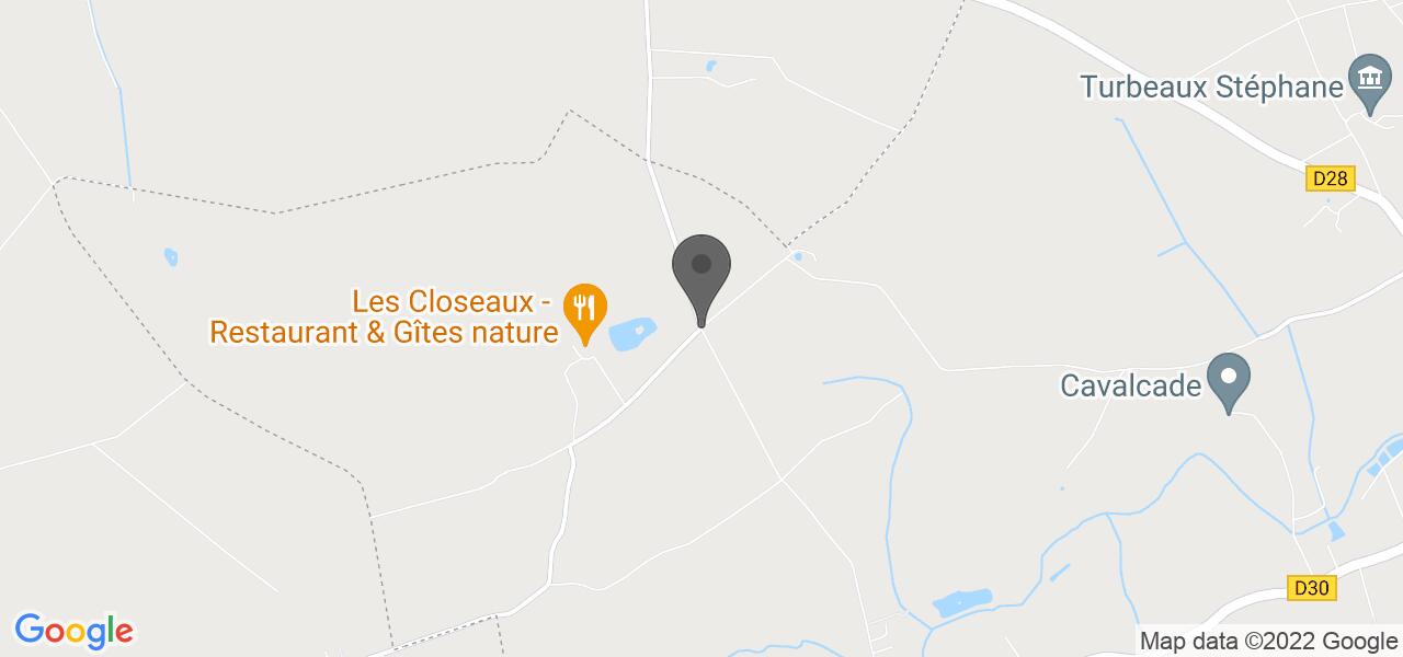Plan d'accès — Les closeaux