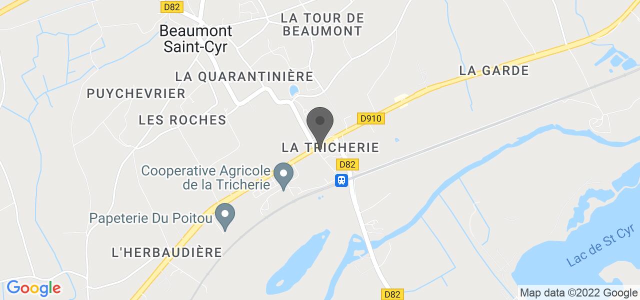 Plan d'accès — Le Relais du Clain