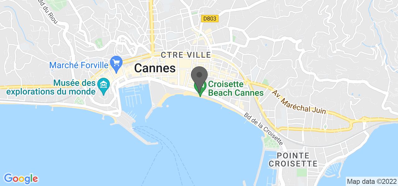 Anfahrtsplan — La Môme Plage