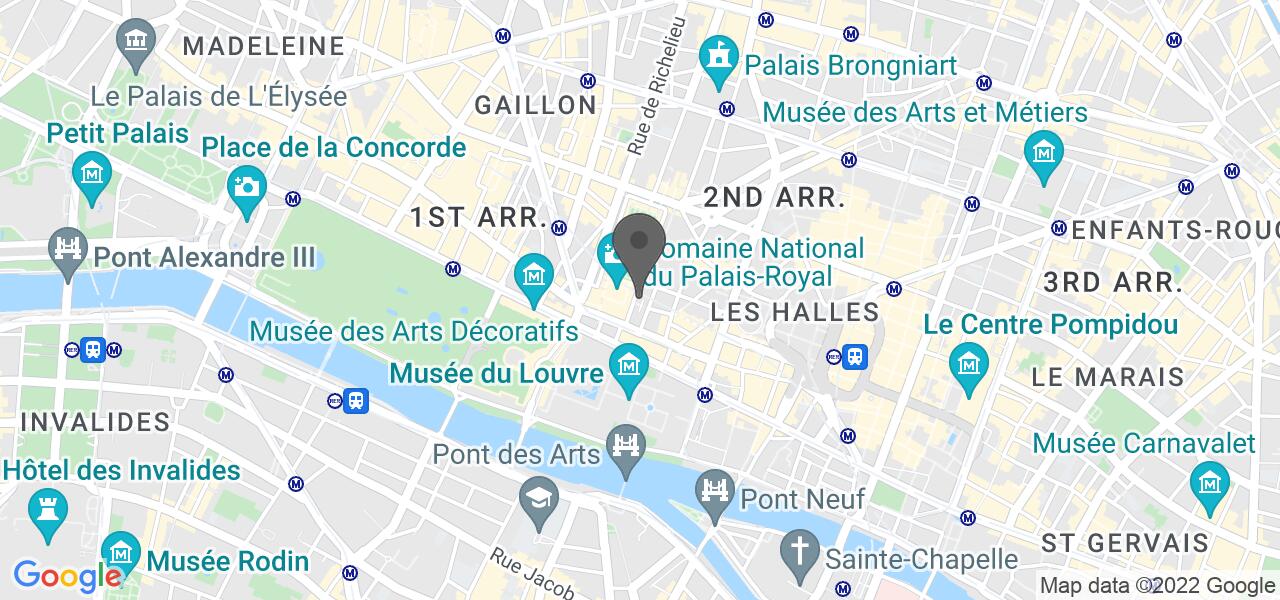 Plan d'accès — Bistrot valois