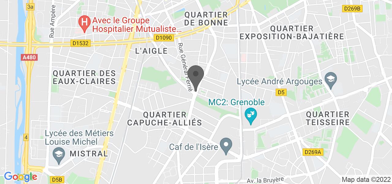 Plan d'accès — Brasserie Choux