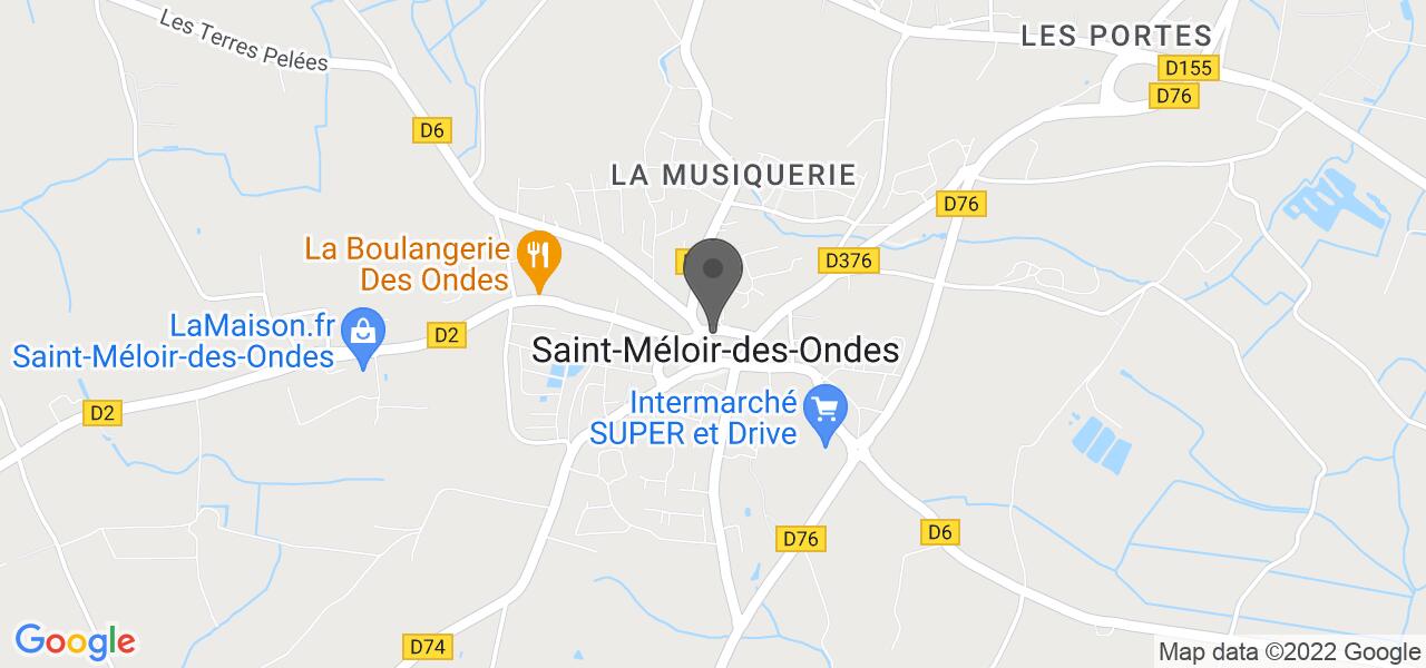 Mapa de acesso — Le bistrot d'henry