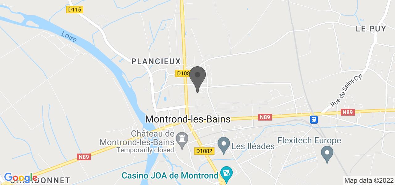 Plan d'accès — Auberge de la Sauzée