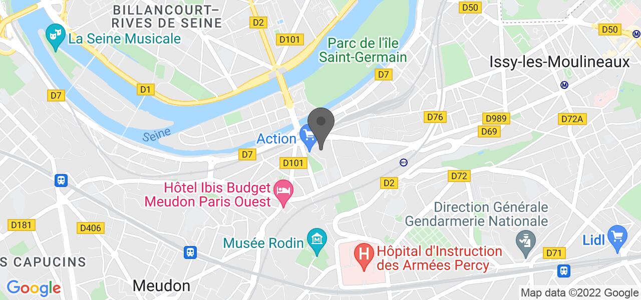 Plan d'accès — Tramway d'issy