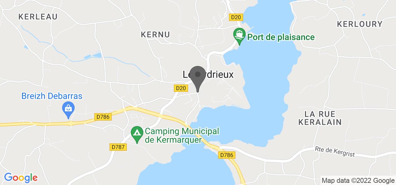 แผนที่การเดินทาง — Auberge du Trieux