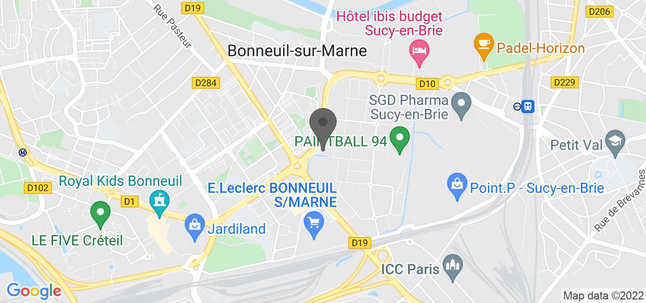 Plan d'accès — Léon de Bruxelles - Bonneuil Sur Marne