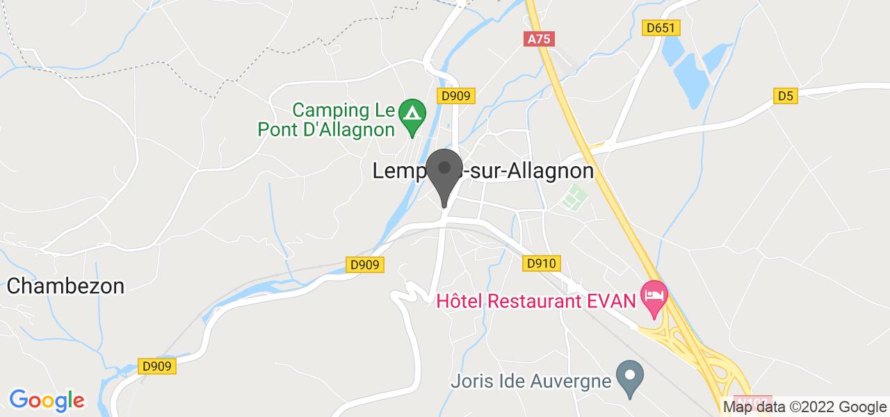 Anfahrtsplan — Aux P'Tits Oignons
