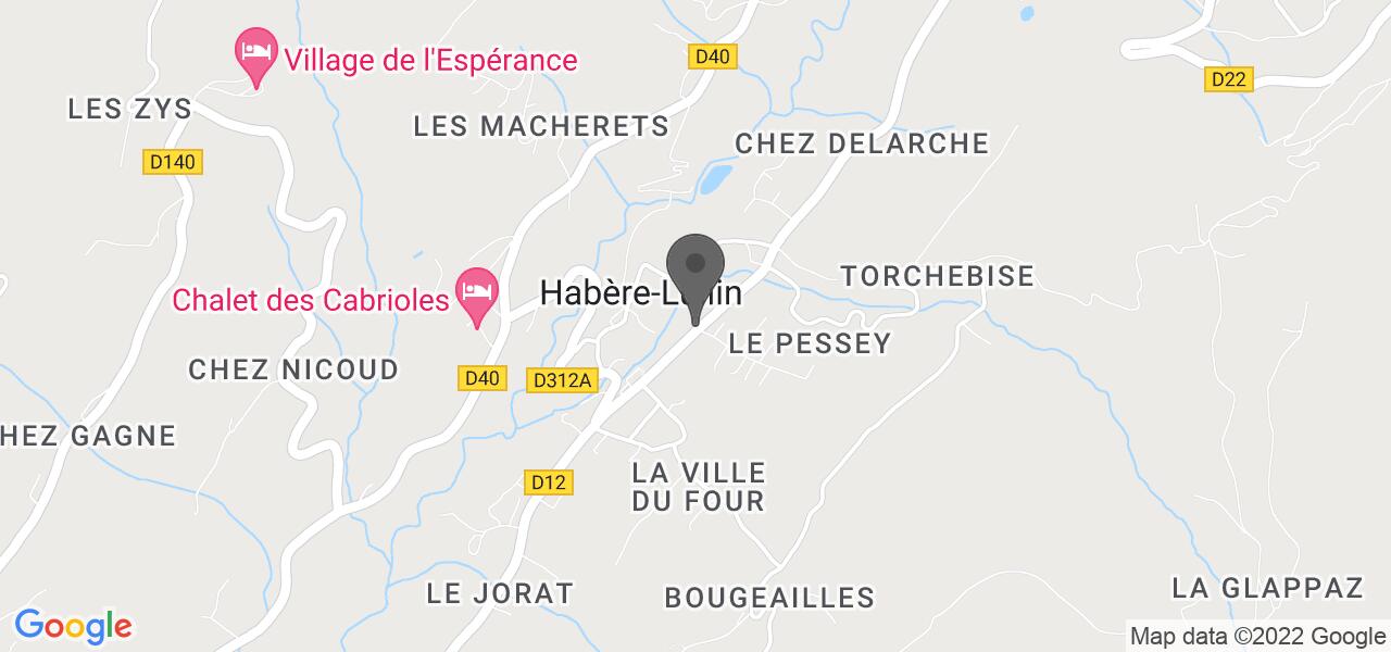 Plan d'accès — Auberge de Miribel