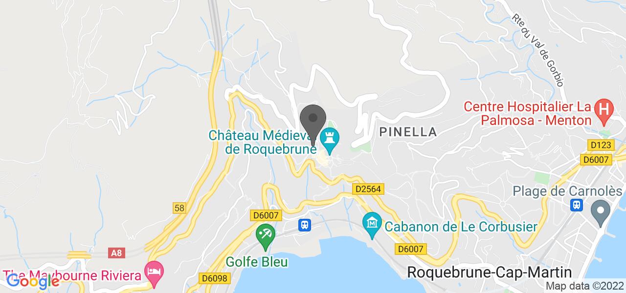Plan d'accès — La roquebrunoise
