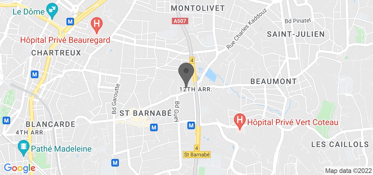 Plan d'accès — Julien et Barnabé, l'entrecote des 2 saints