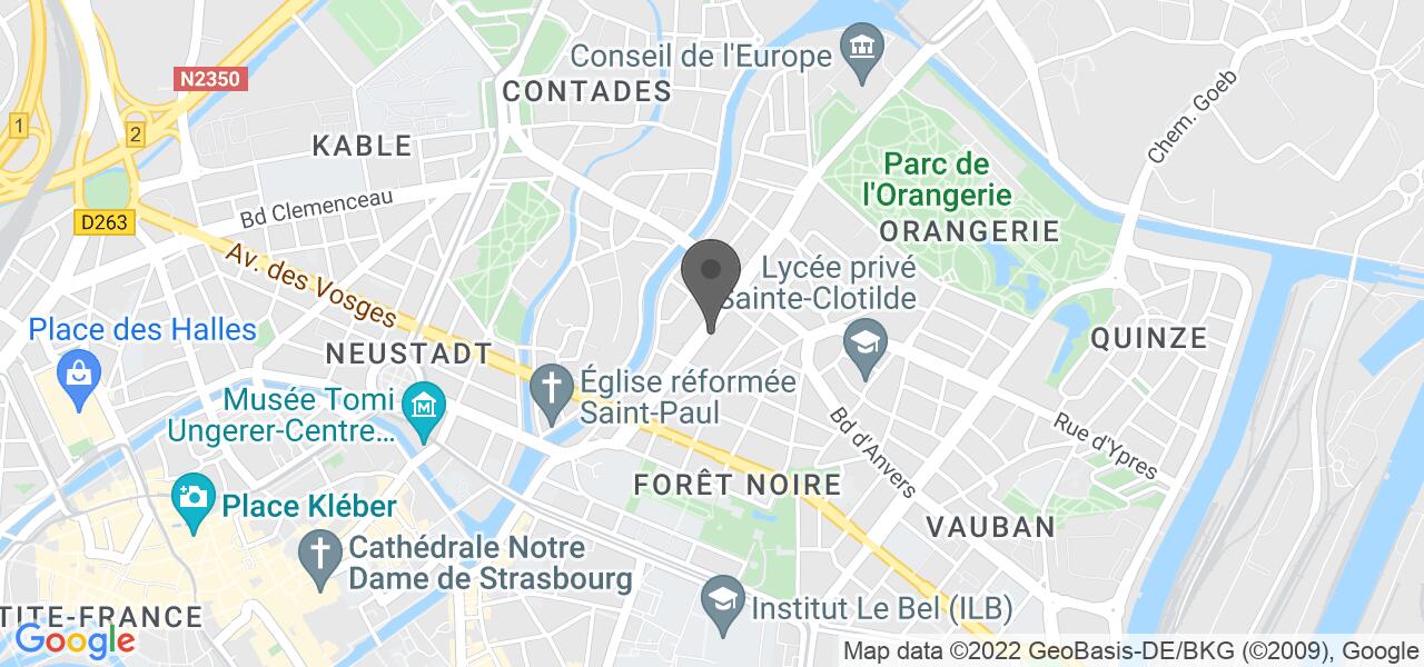 Plan d'accès — Au Gourmet de L'Orangerie