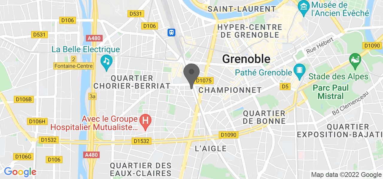 Plan d'accès — Café-bar Brasserie Le 17