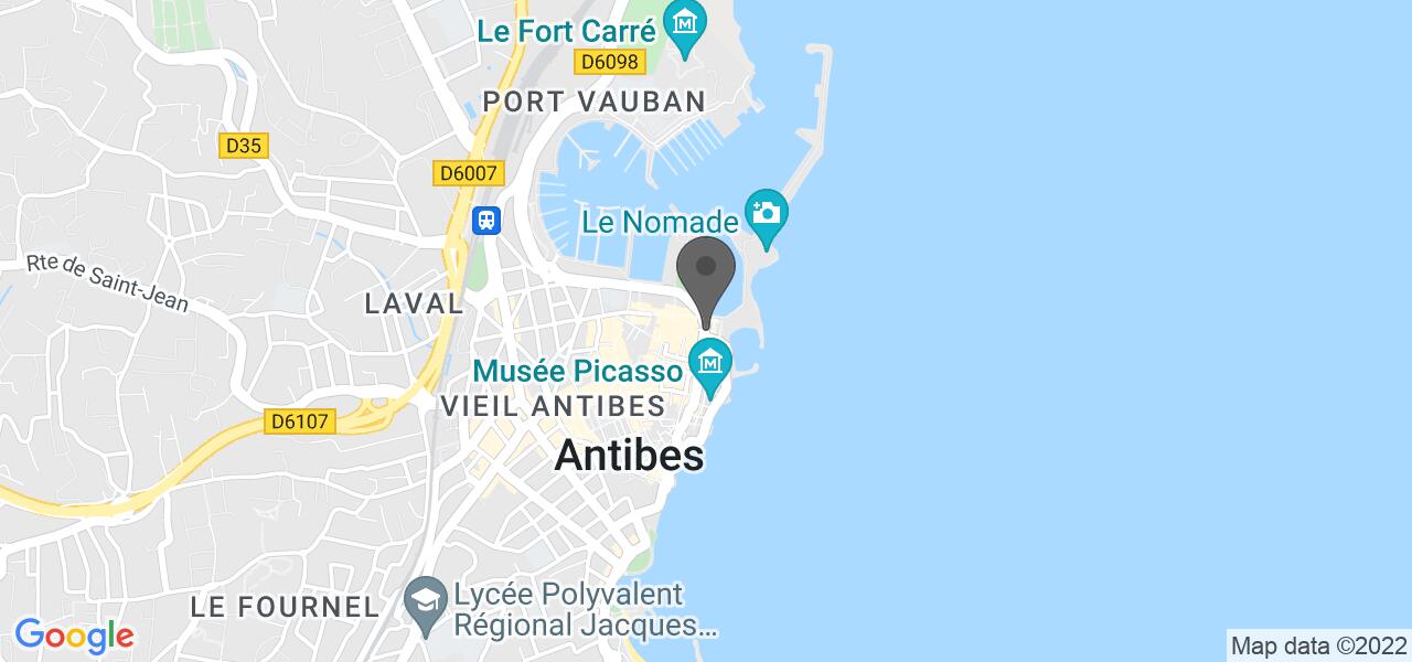 Plan d'accès — Cafe des Chineurs