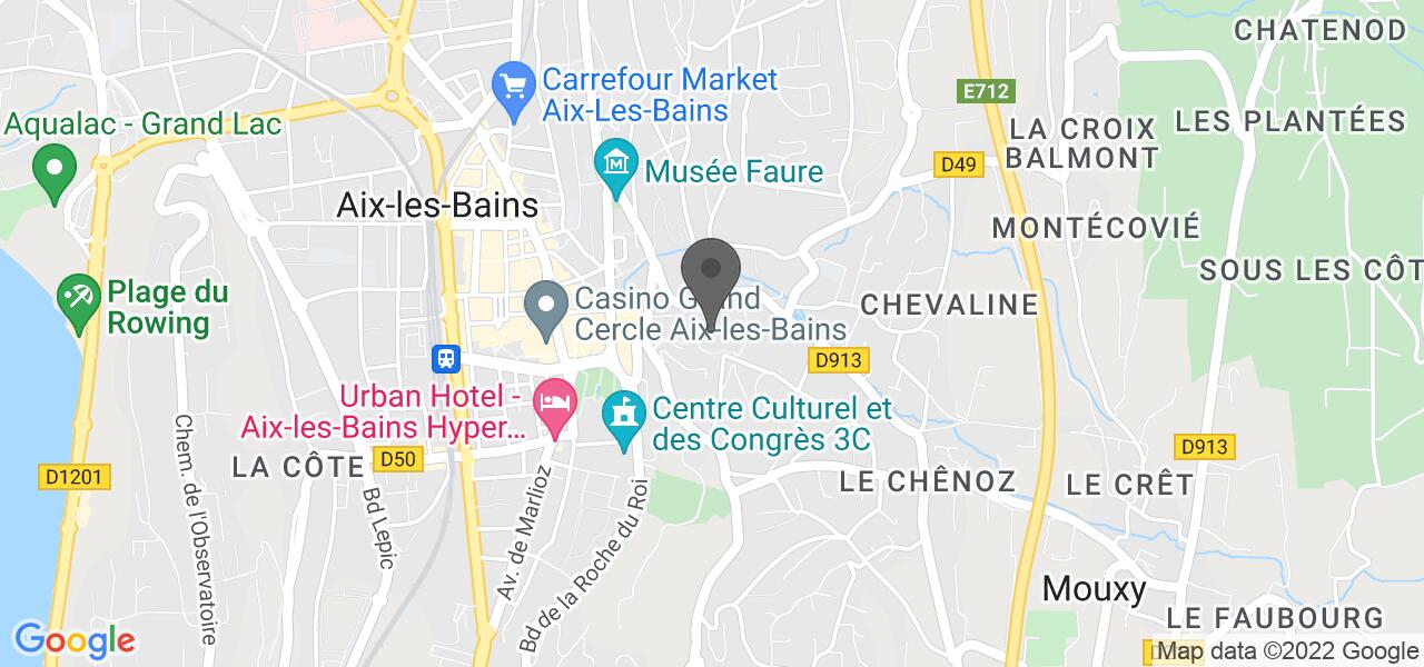 Plan d'accès — Cafe thermae
