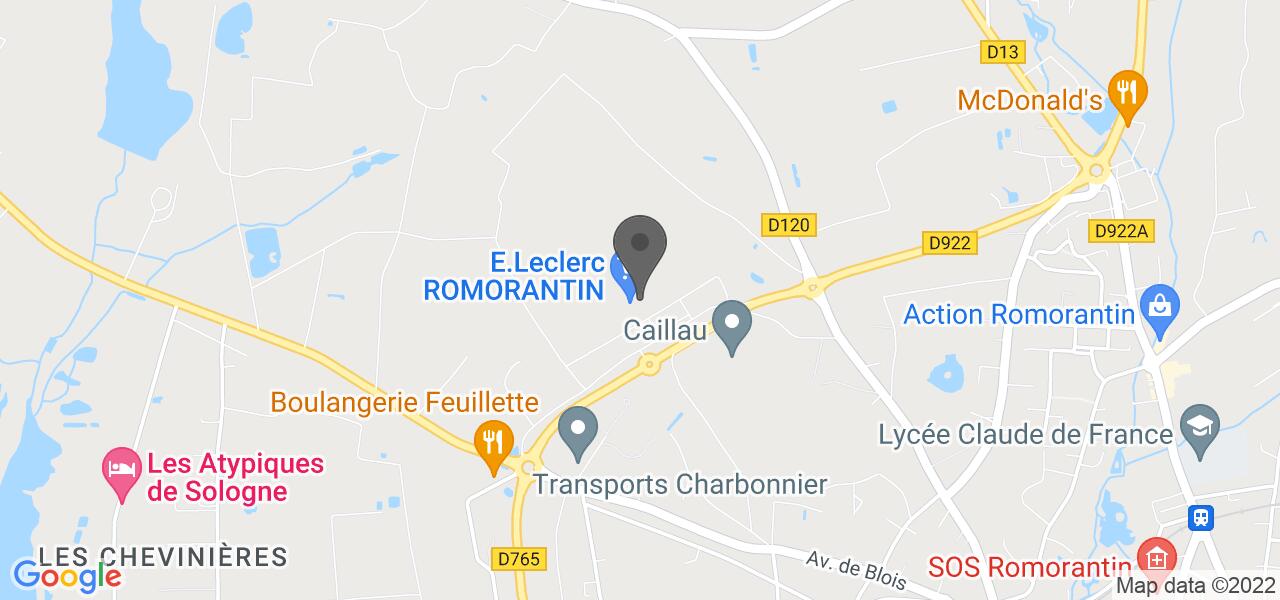 Plan d'accès — Buffalo Grill ROMORANTIN LANTHENAY