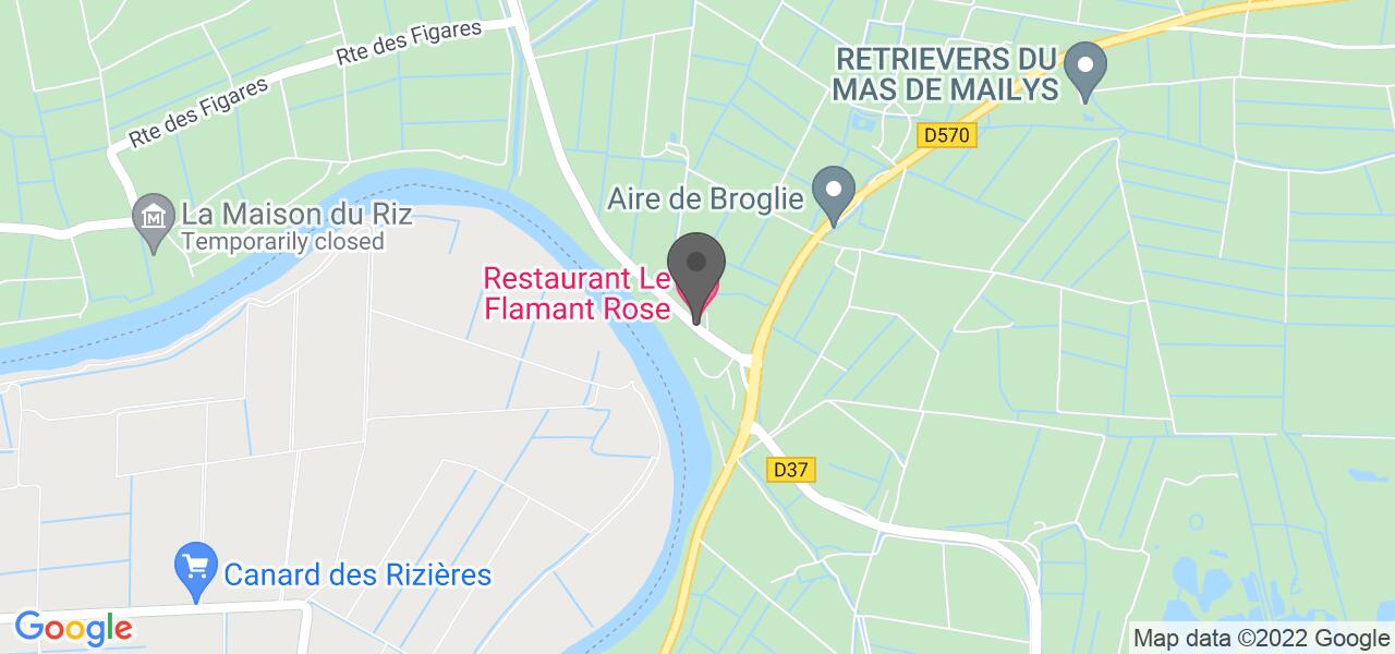 Mapa de acceso — Le Flamant Rose
