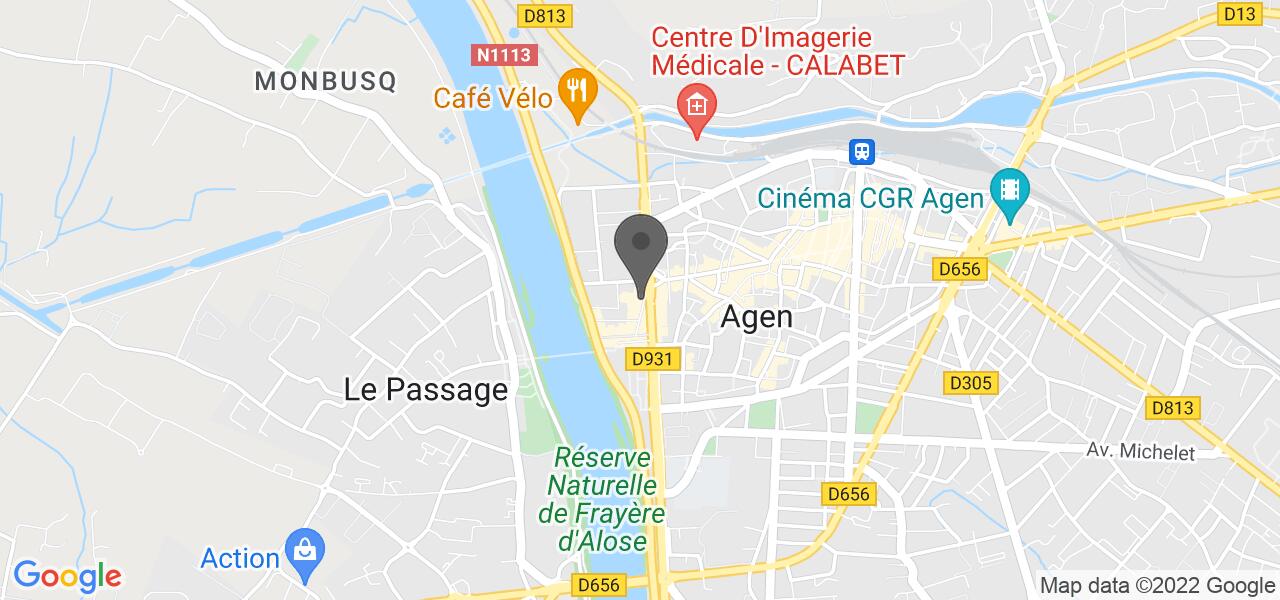 Plan d'accès — Le Contrepoint