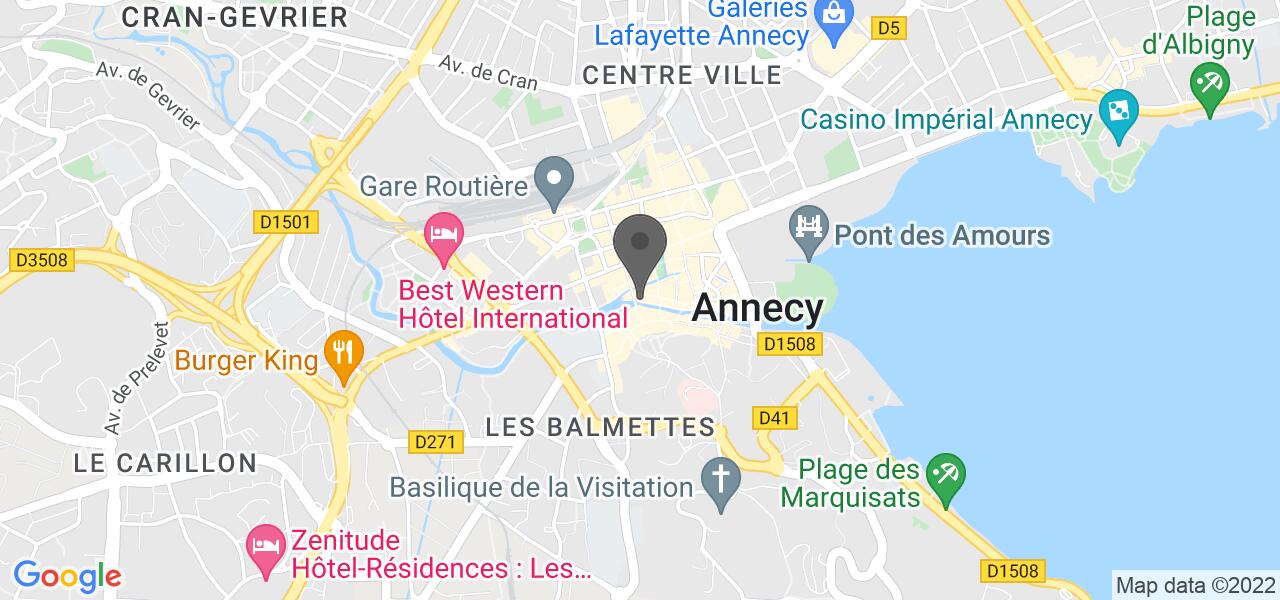 Схема проезда — Auberge Du Lyonnais