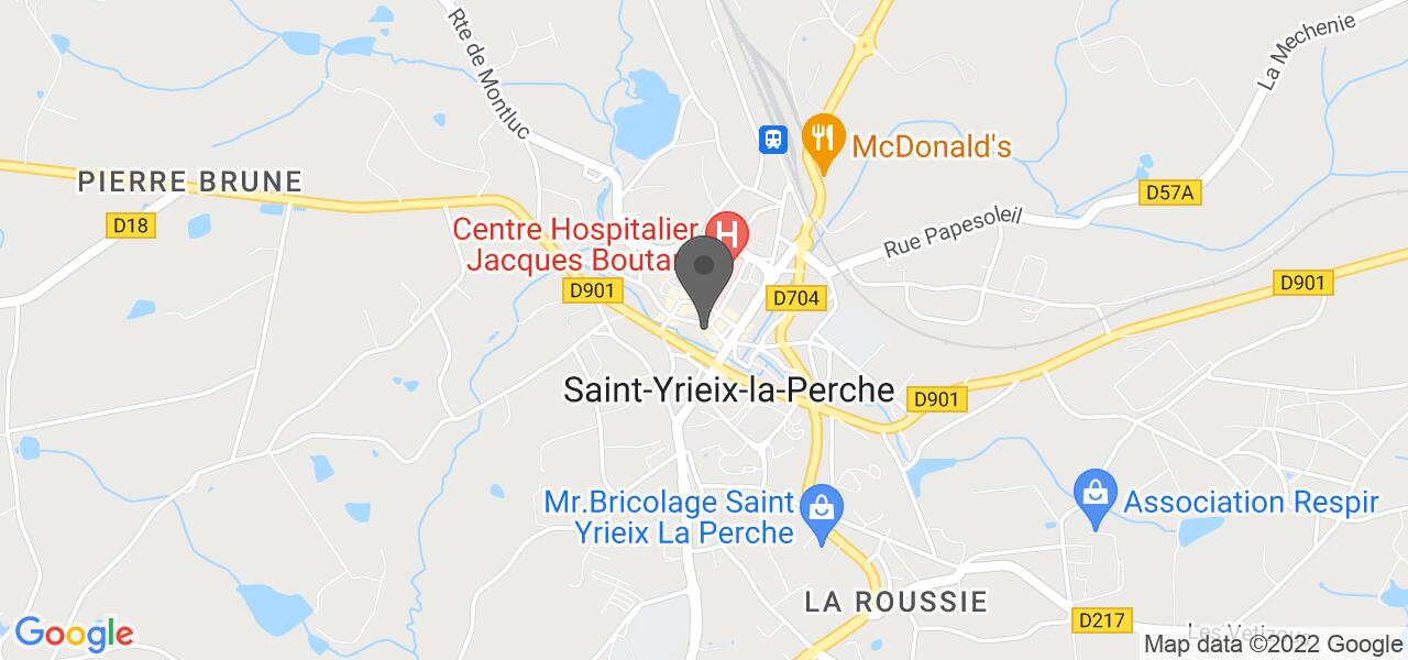 Plan d'accès — Au Deux demi n'Oeuf
