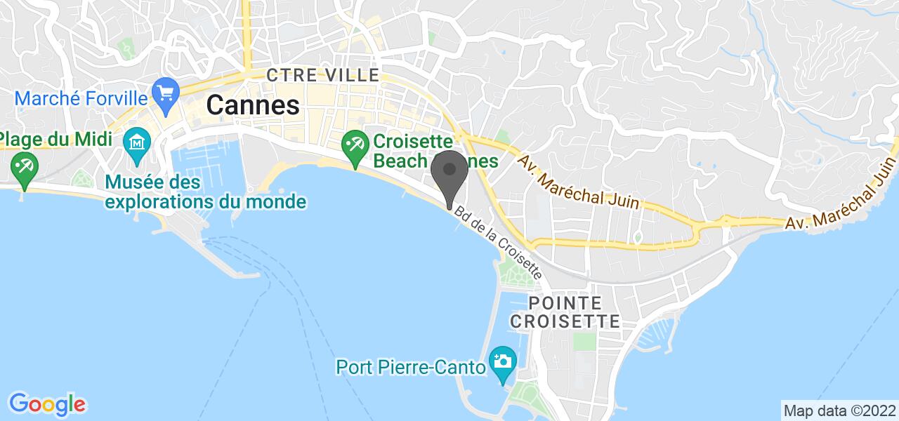 Plan d'accès — Miramar Plage