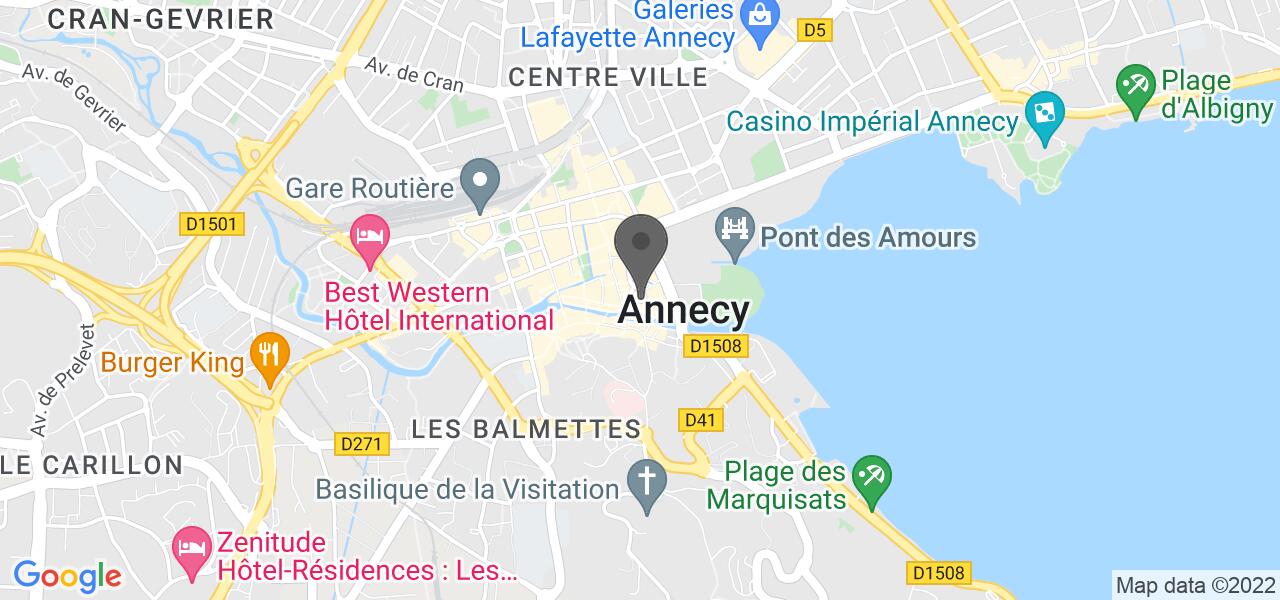 Anfahrtsplan — Chez Mamie Lise