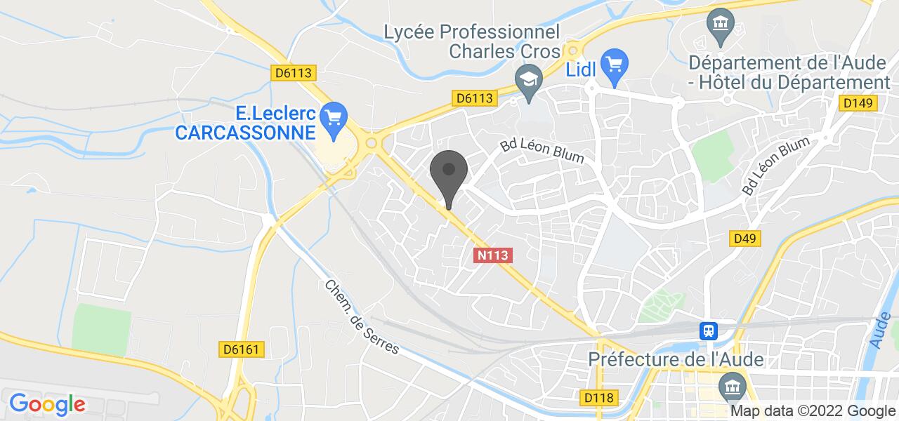 Mappa di accesso — Pizzéria Rabah Zaoui