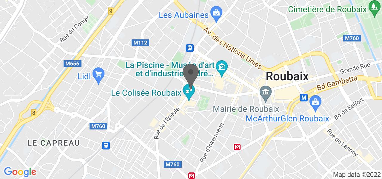 Mapa de acceso — Thaï Gourmet