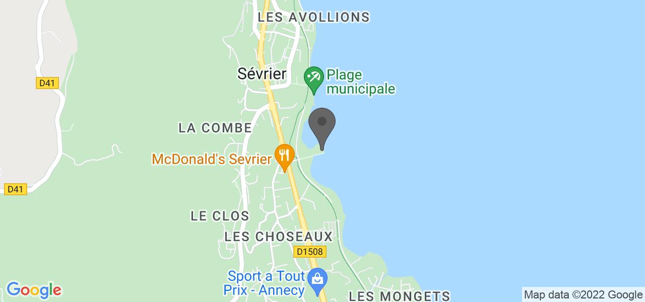 Mappa di accesso — Le Bistrot du Port