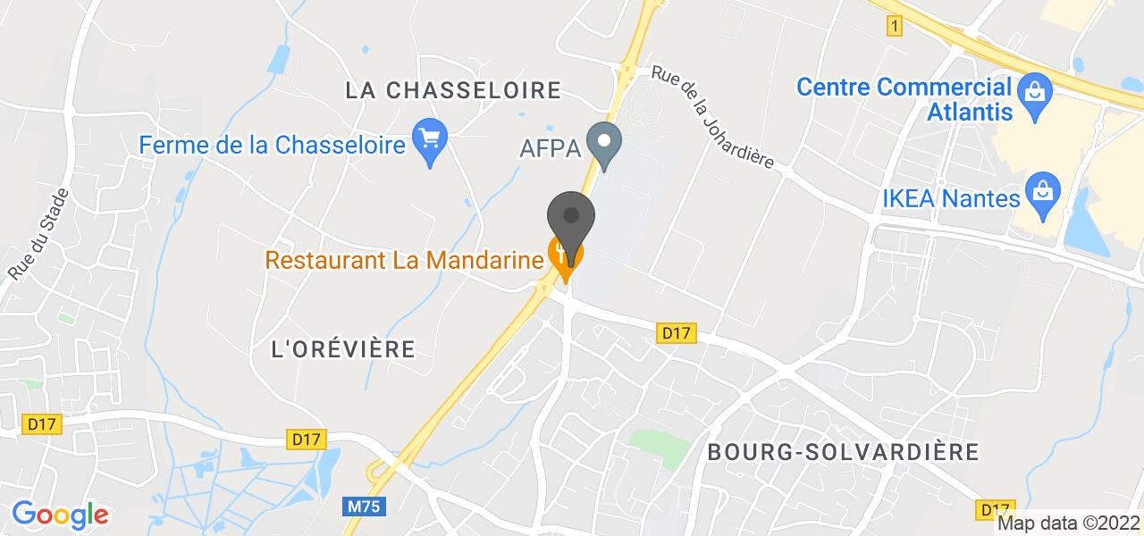 Plan d'accès — La Mandarine