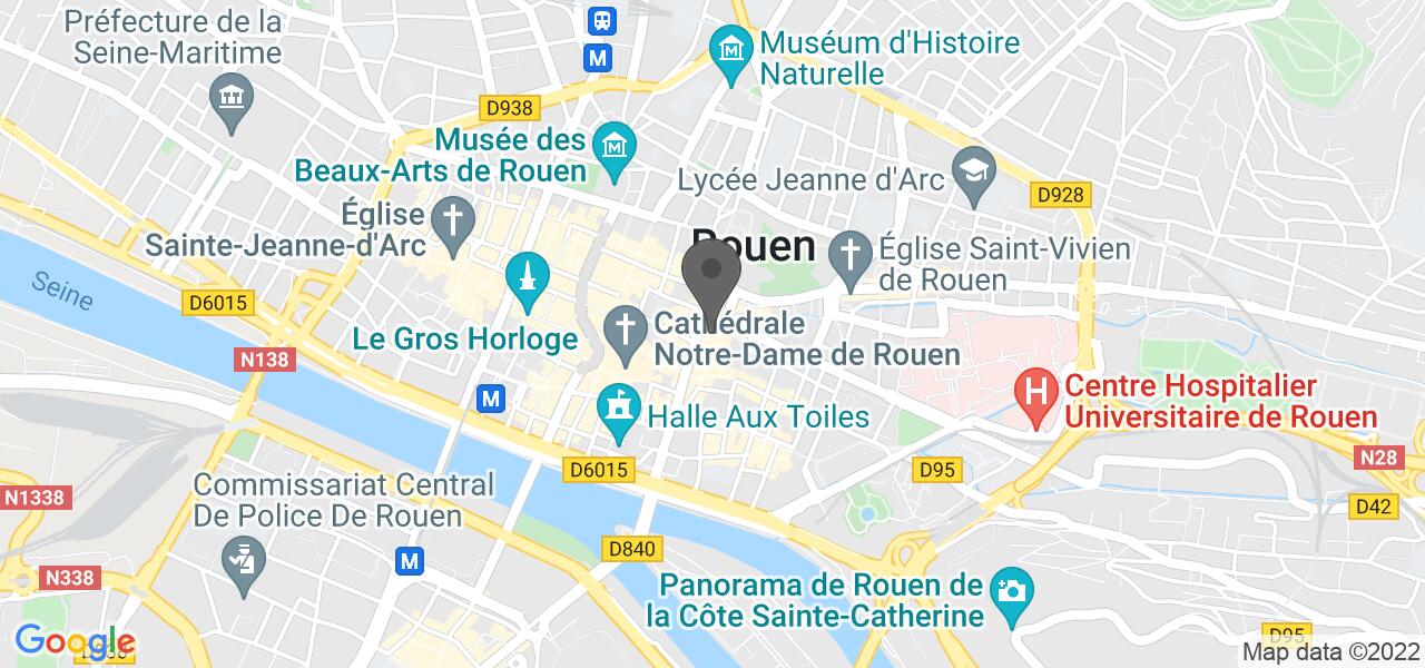 Plan d'accès — La Crêperie rouennaise
