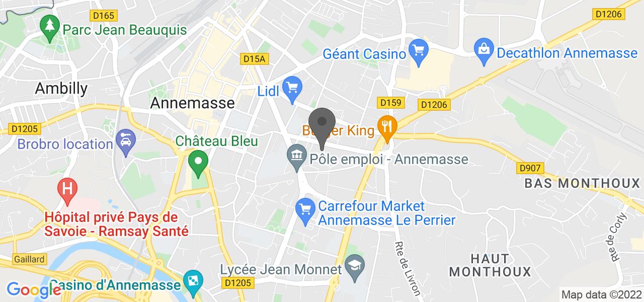 Plan d'accès — Bar Restaurant du Beulet