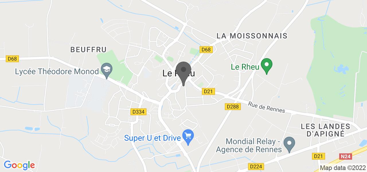Plan d'accès — La Gourmandière