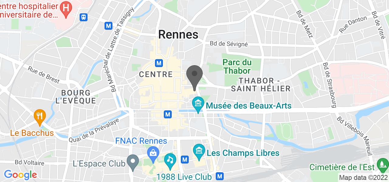 Схема проезда — Le Bistro Volney