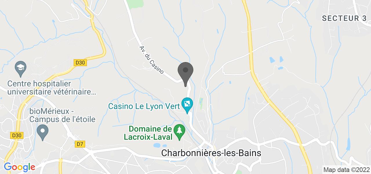 Mapa de acceso — Le bistro du château