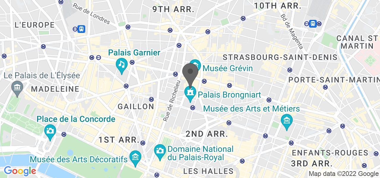 Plan d'accès — Les Saveurs de l'Orient