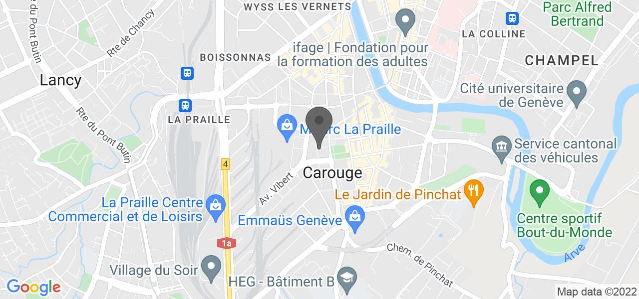 Plan d'accès — Brasserie des Tours Carouge