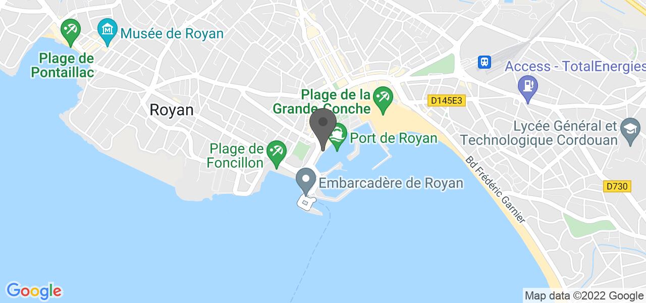 Mappa di accesso — Les Voiles Blanches