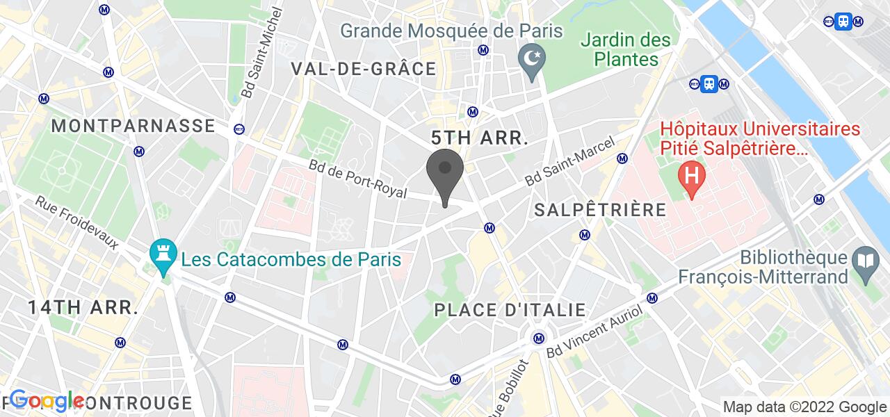 Plan d'accès — Au Petit Marguery rive gauche