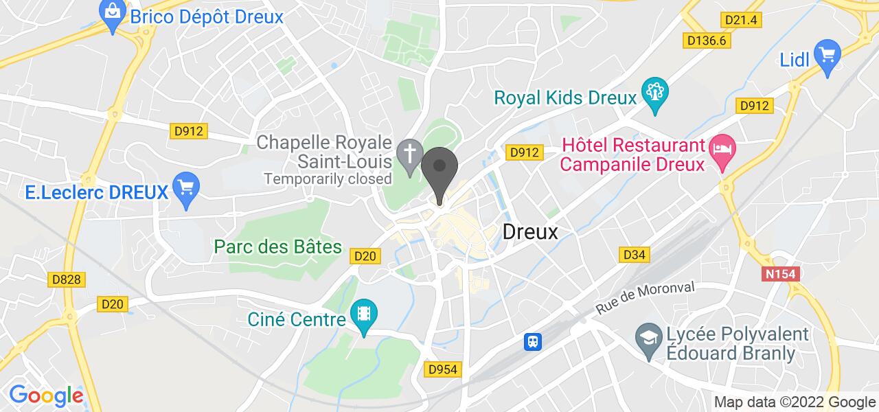แผนที่การเดินทาง — Pizza D'Orfeuil