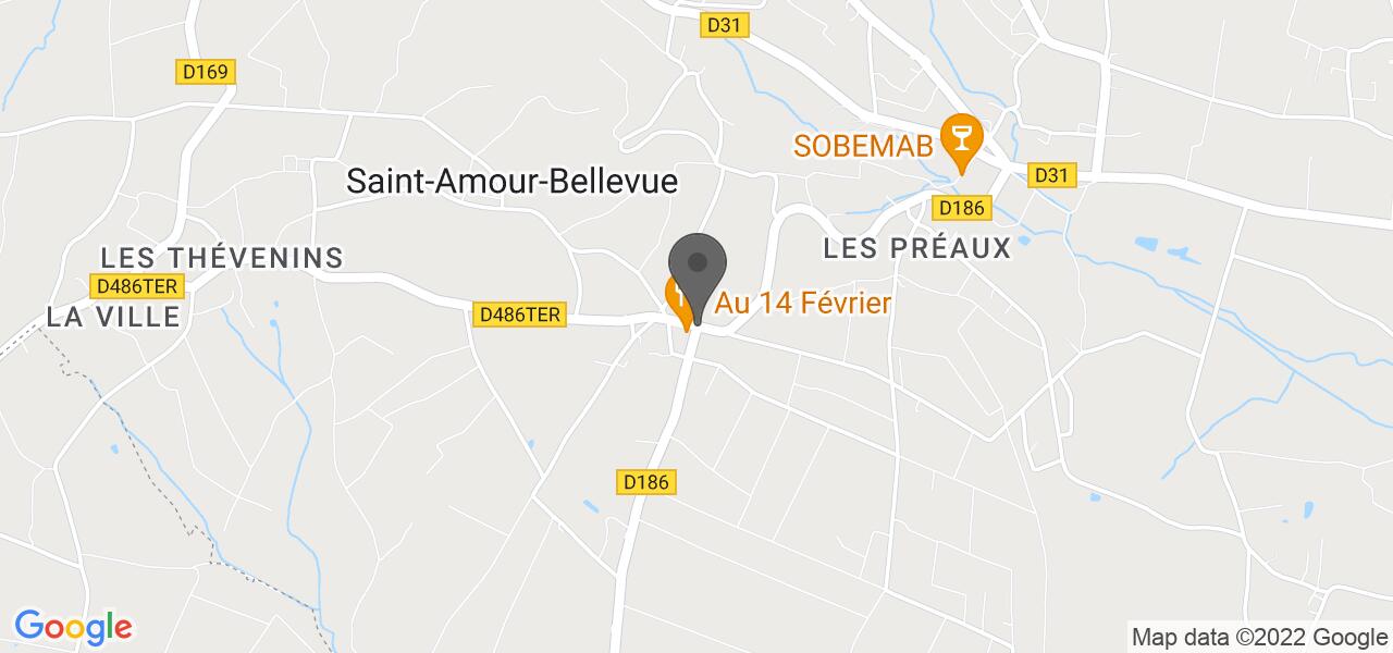 Plan d'accès — AU 14 FEVRIER