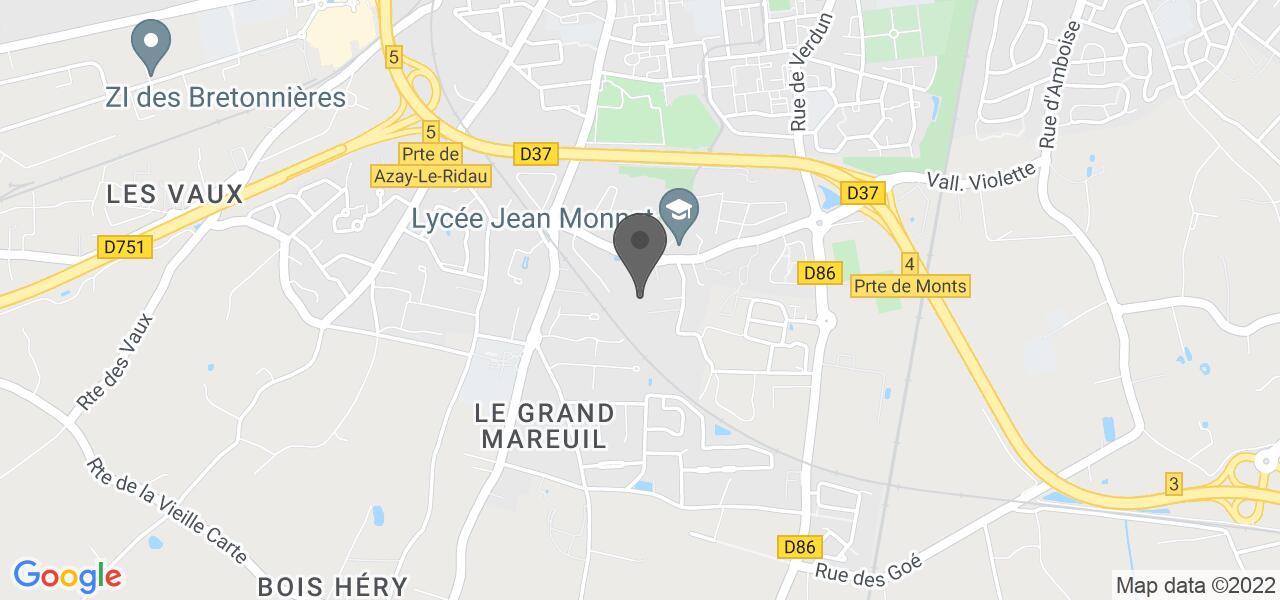 Mapa de acesso — Gourmet Grill
