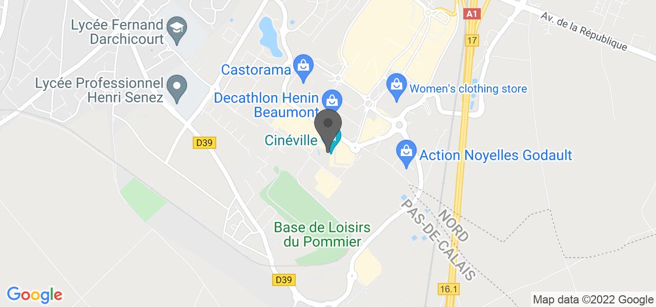 Plan d'accès — Ch'ti Charivari Henin Beaumont