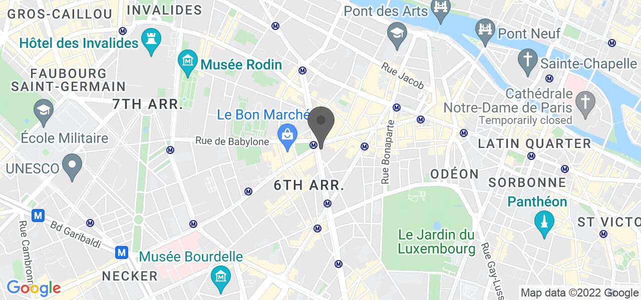 Plan d'accès — La Brasserie Lutetia