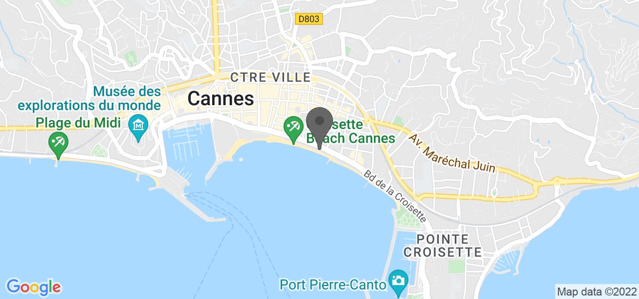 Anfahrtsplan — Plage du Festival