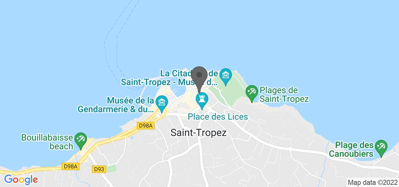 Plan d'accès — AU CAPRICE DES DEUX