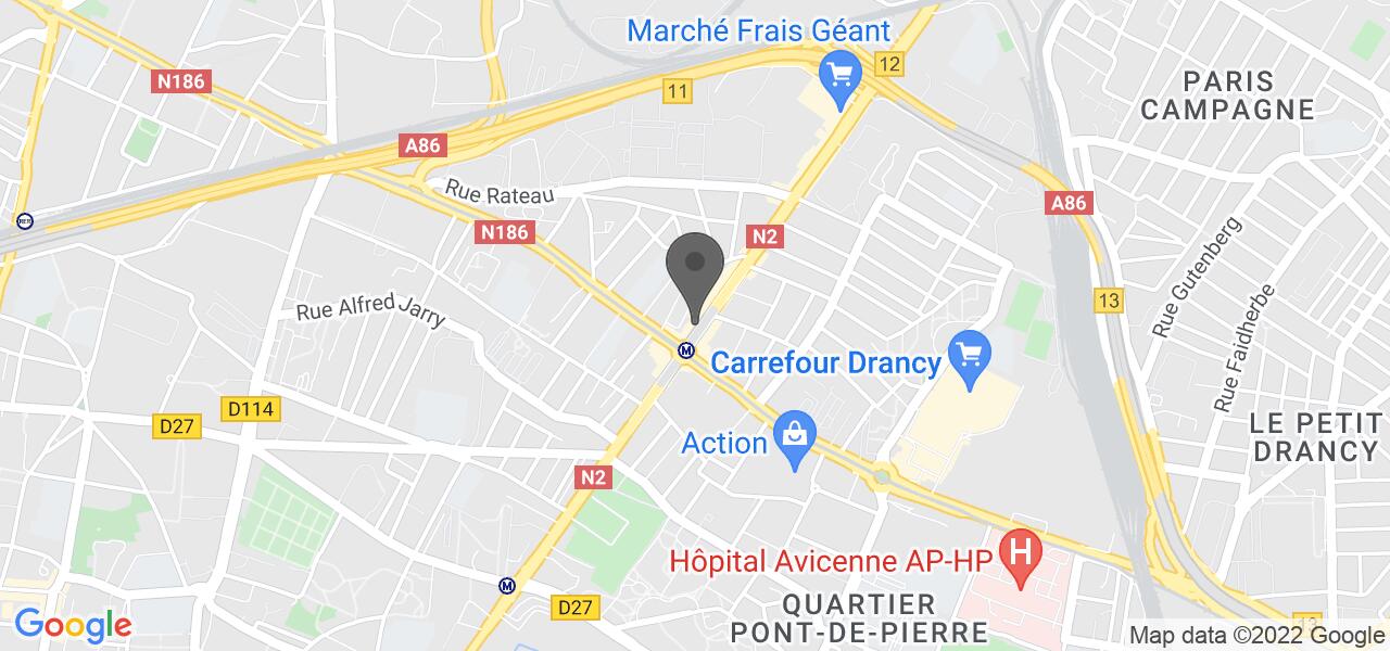 Plan d'accès — Paris Aksu 93