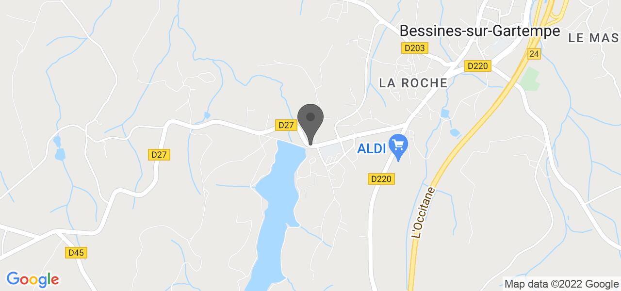 Plan d'accès — Bar Le Lac